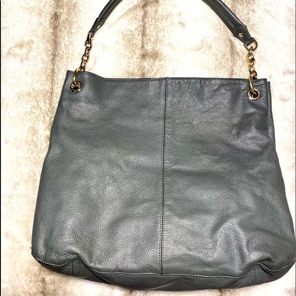 Cuore & Pelle Genuine Pebble Leather Hand Bag  Shoulder Purse - Picture 4 of 17